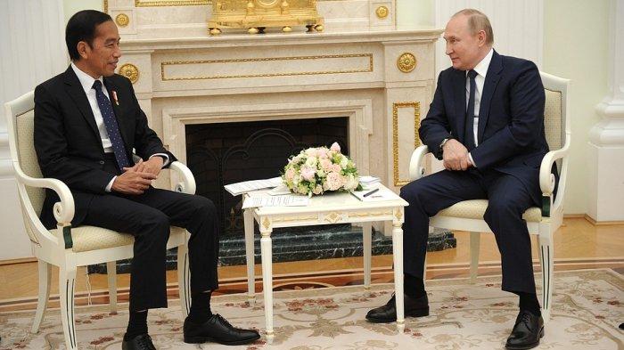 Beda Penerimaan Putin saat Menjamu Jokowi dan Macron, Apa Makna Meja Berukuran 5 Meter Khas Rusia?